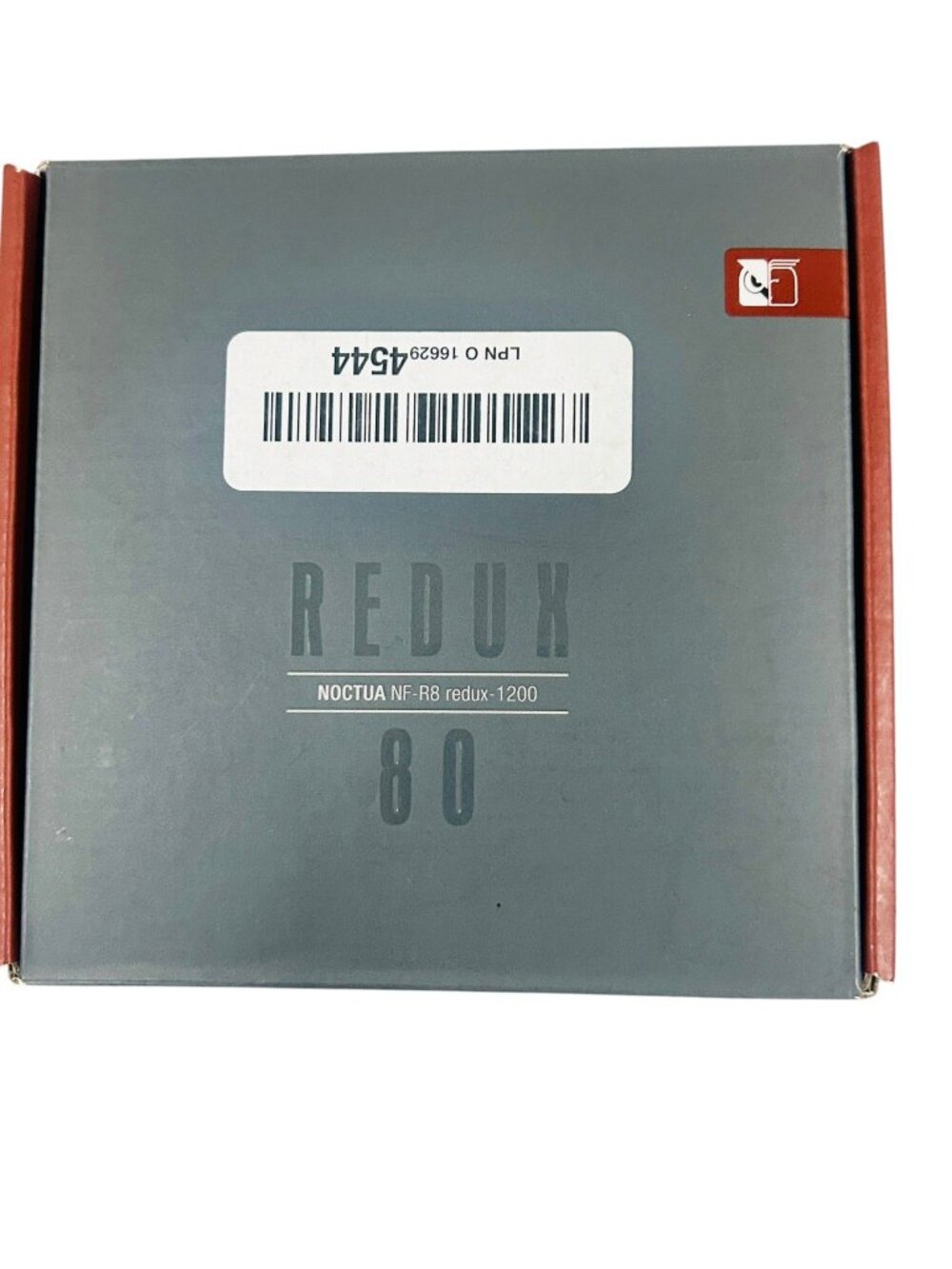 Noctua Nf-R8 Redux-1200 80Mm Pc Cooling Fan 1200 Rpm 12V 3-Pin 9.1Db Noise Gray